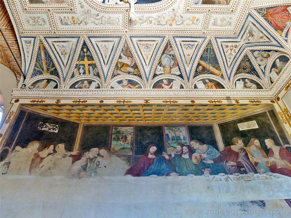 Sesto Calende (Varese, Italy) - Last Supper by Tarillo da Curia in the Abbey of San Donato